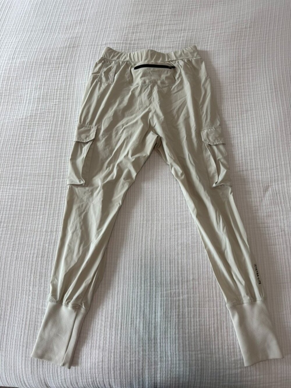 ASRV High Rib Training Joggers Ivory White Men's S DSG-0431